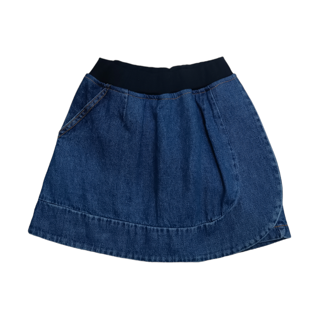 1-223 FALDA SHORT MEZCLILLA