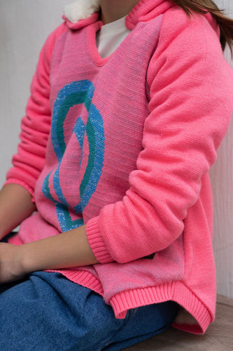 Poncho forrado con borrega tallas chicas