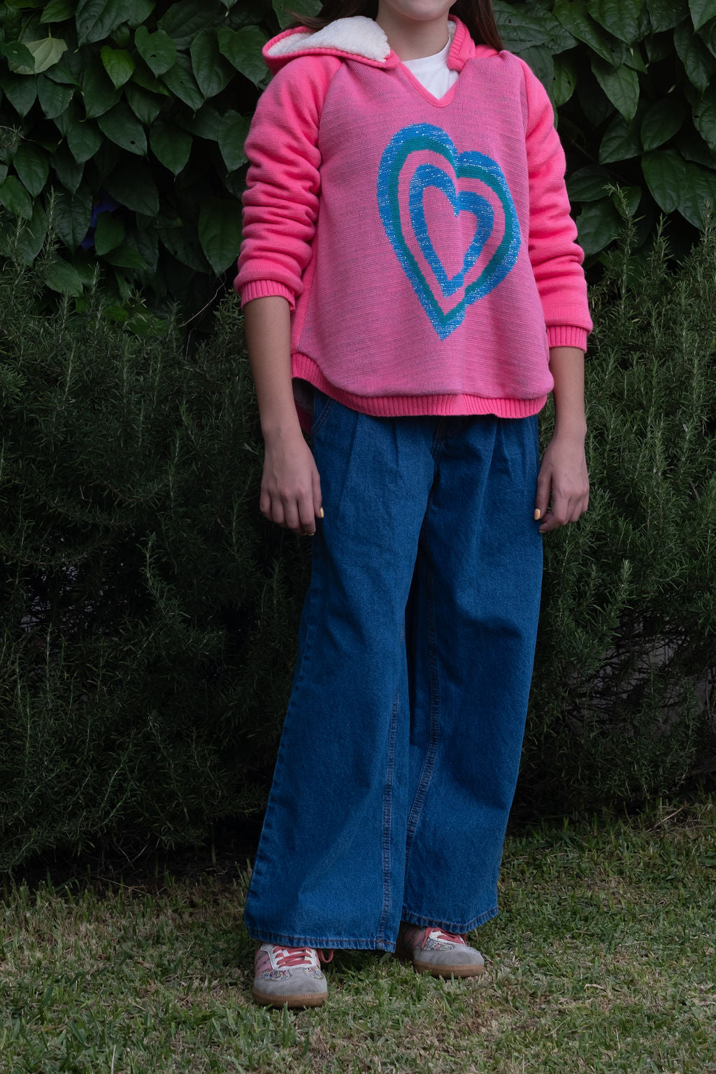 Poncho forrado con borrega tallas chicas