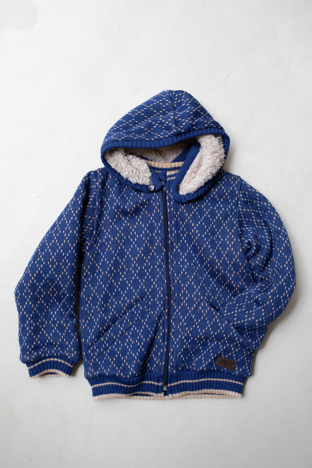 Chamarra forrada niño. Tallas grandes