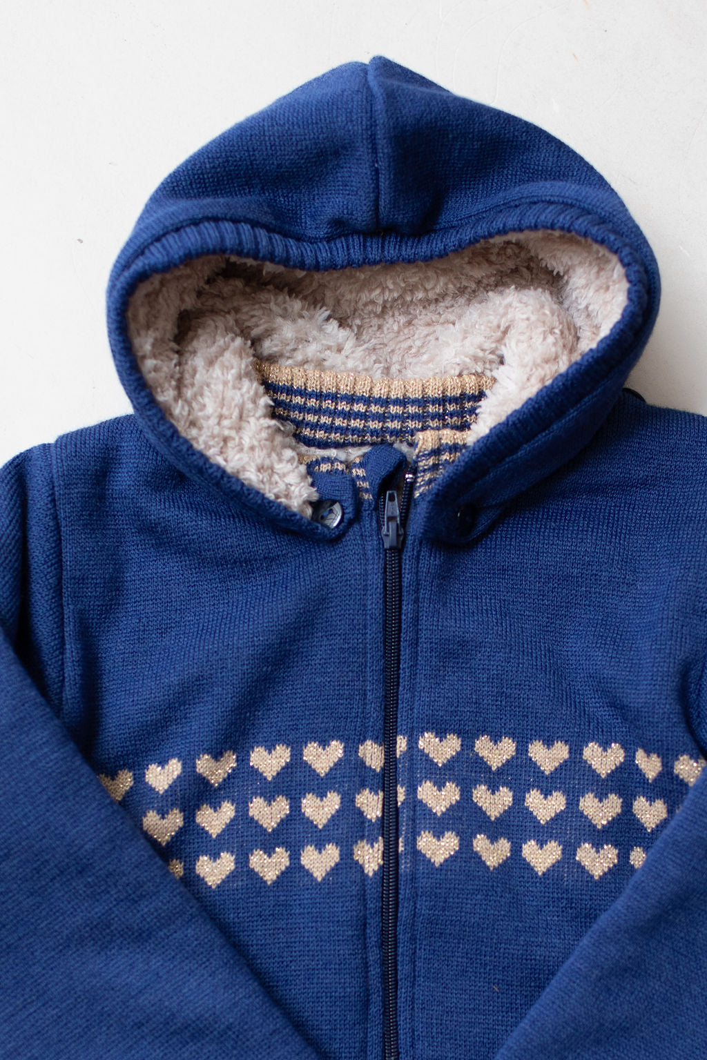 Chamarra forrada niña. Tallas grandes