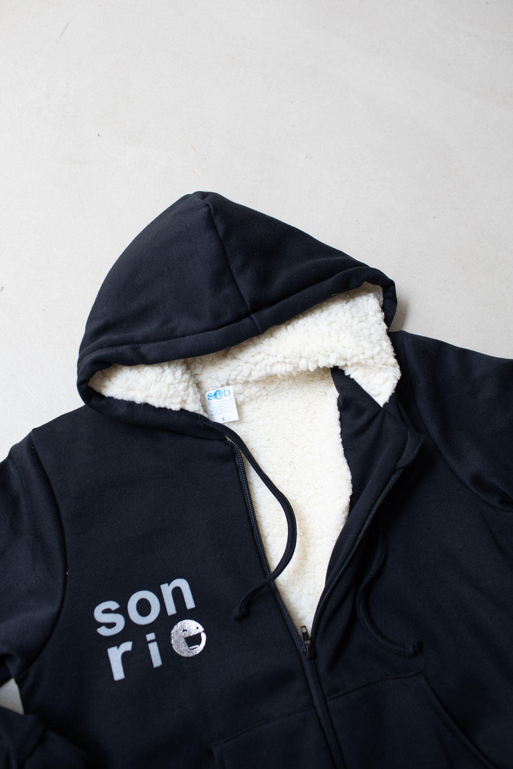 Sudadera forrada borrega