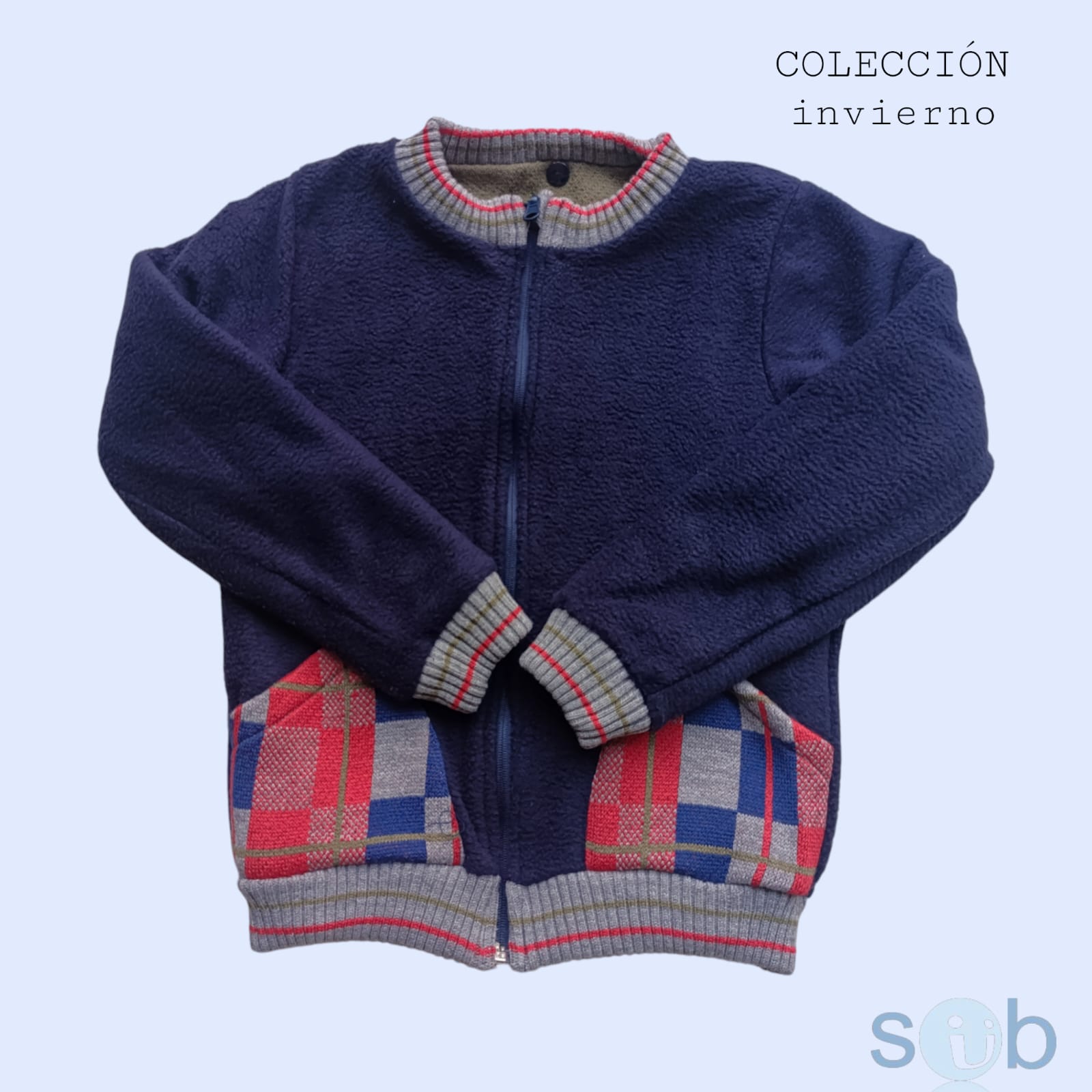 Chamarra doble vista niño