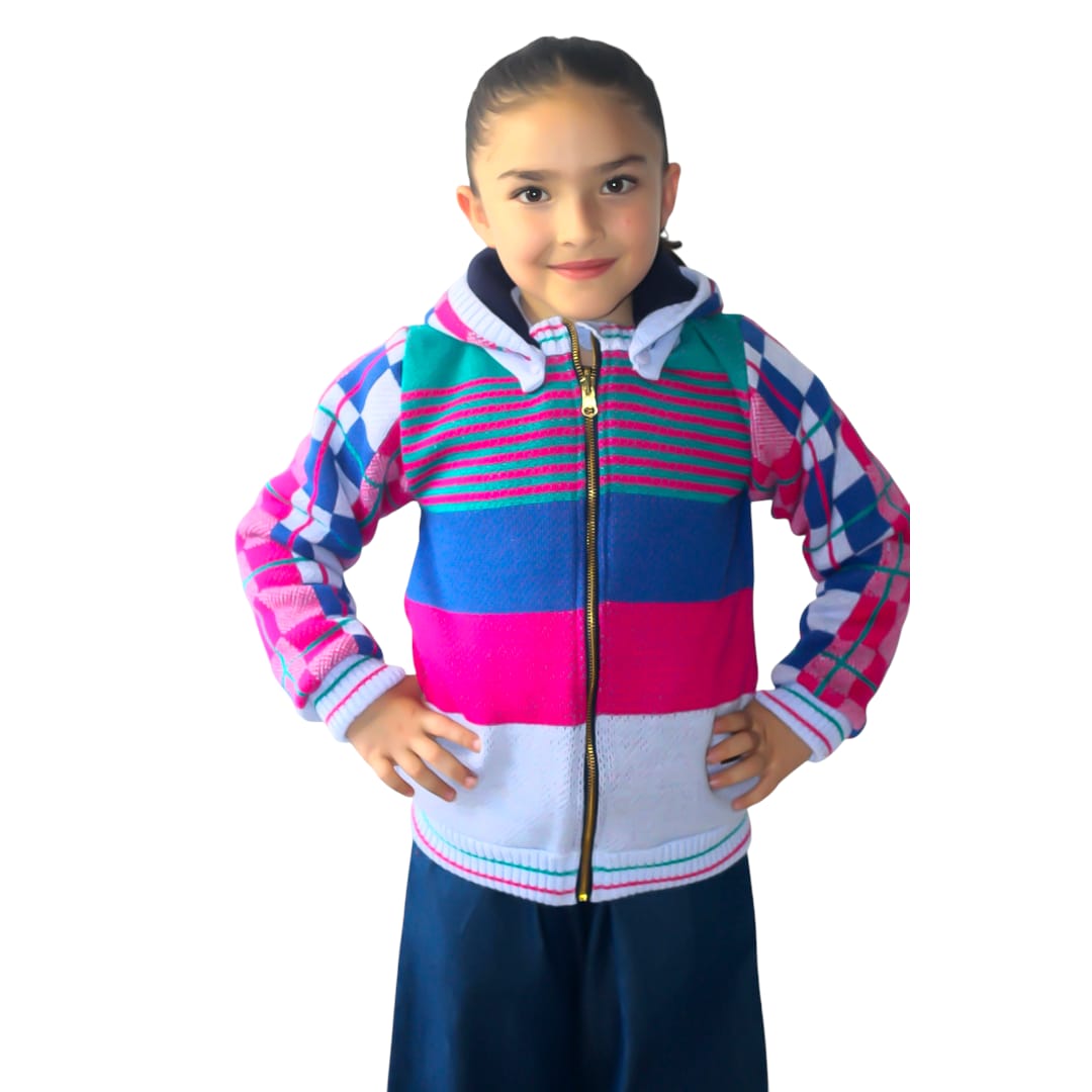 Chamarra doble vista niña