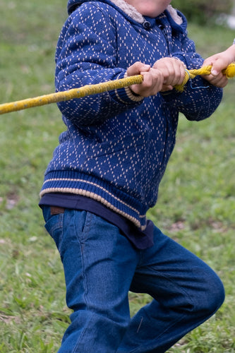 Chamarra forrada niño. Tallas grandes