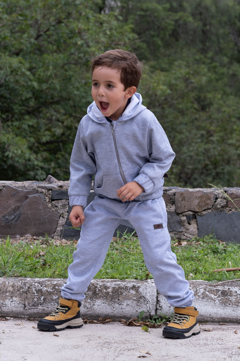 Sudadera forrada con borrega tallas chicas