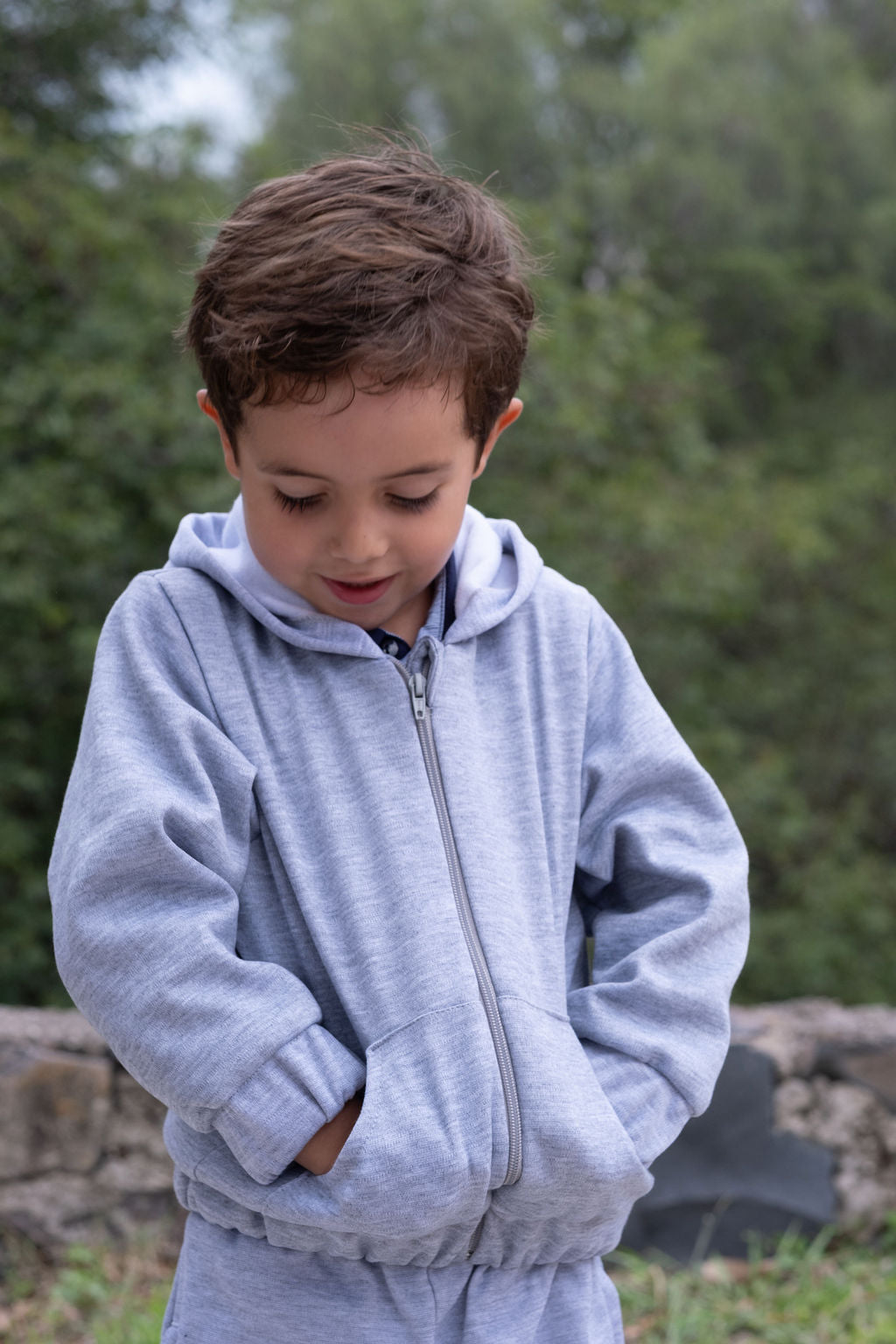 Sudadera forrada con borrega tallas chicas