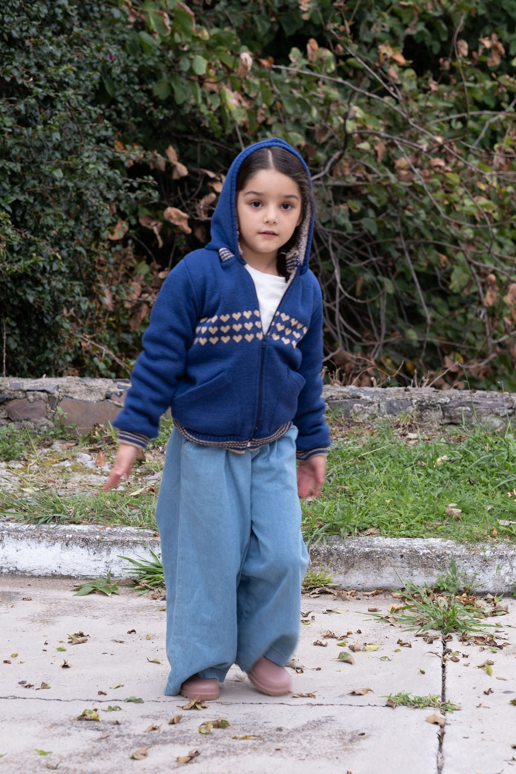 Chamarra forrada niña. Tallas grandes