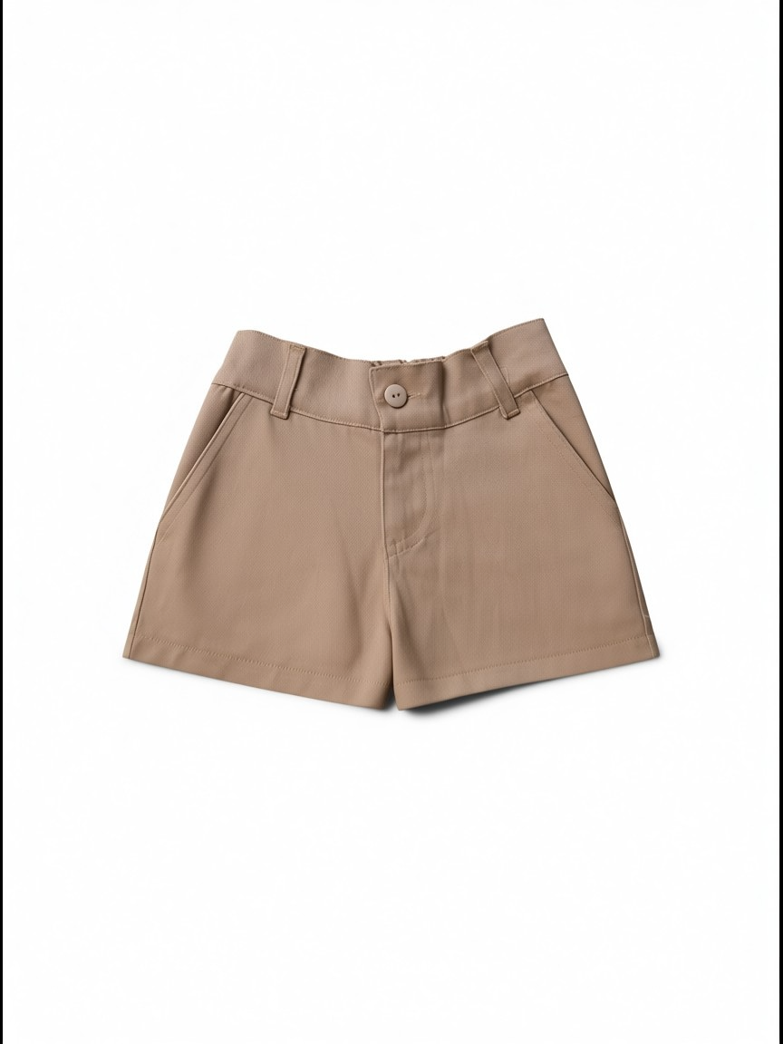 Bermuda niño gabardina