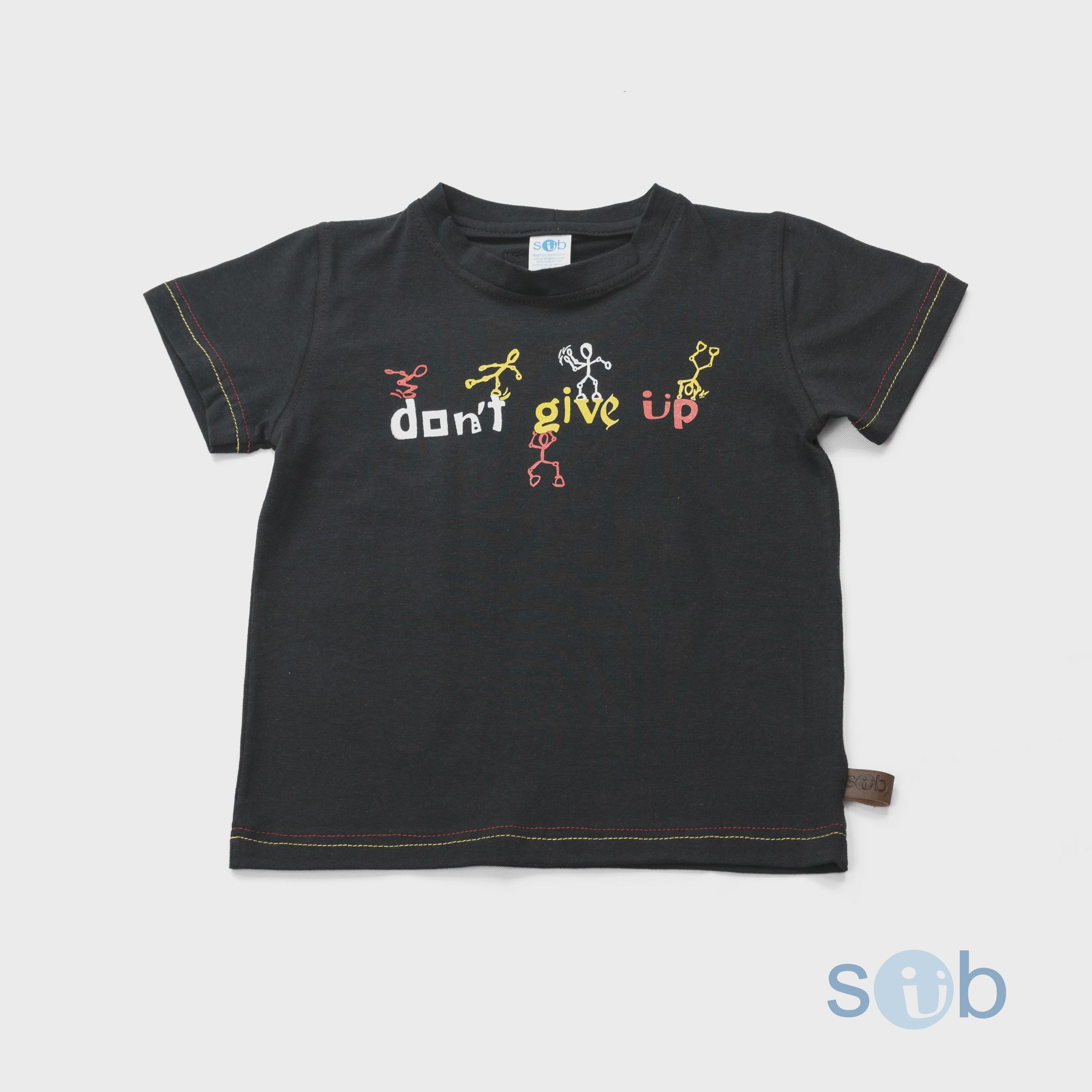 2-026 PLAYERA NIÑO NEGRA