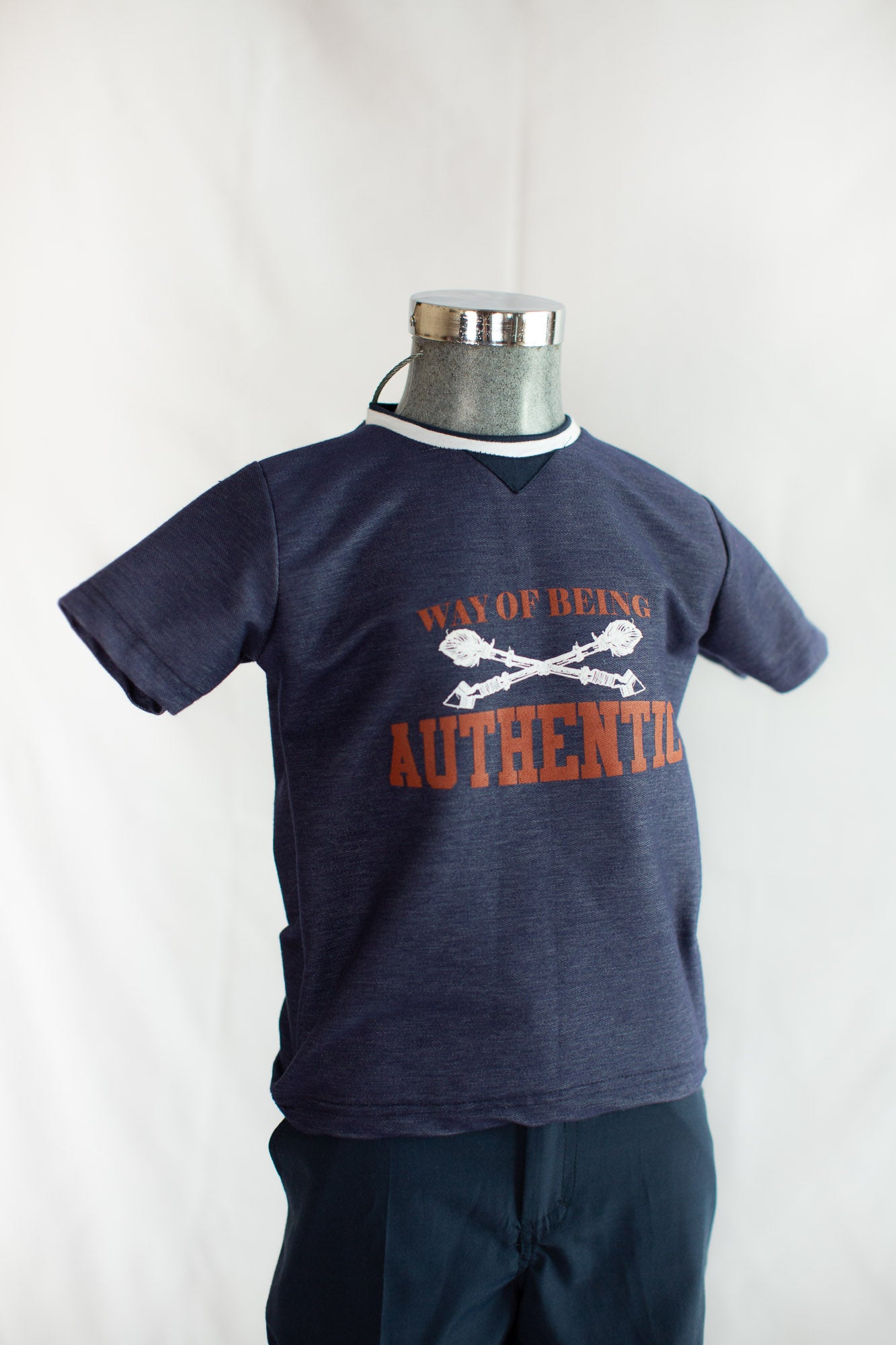 PLAYERA  TIPO MEZCLILLA 2-210